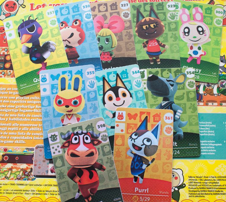 Amiibo карточки (NTAG215) 3 шт