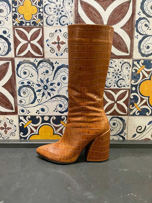 Сапожки зимові шкіряні ручна робота, розмір 37. Зимние кожанные сапоги