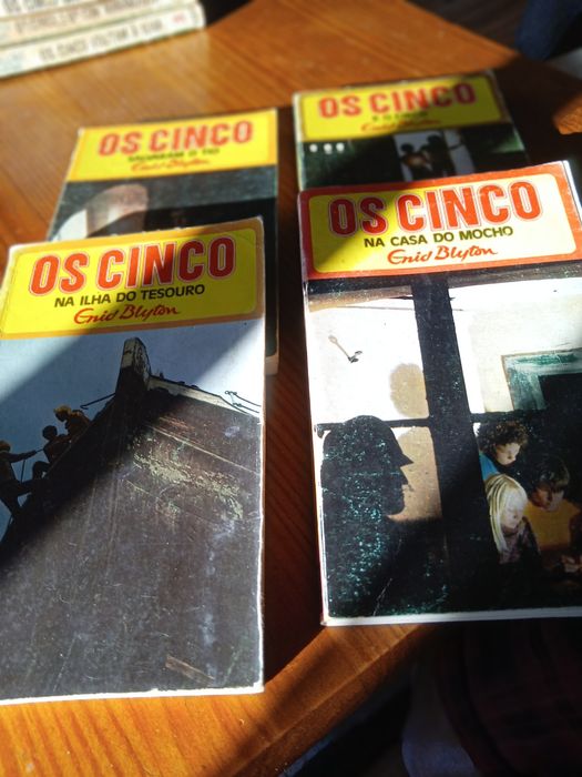 Livros dos cinco Enid Blyton