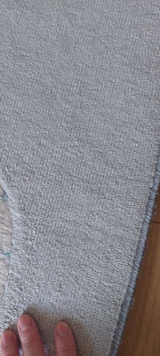 WYPRANY, 120x170 dywan dziecięcy dla dziecka szary krótkowłosy czysty