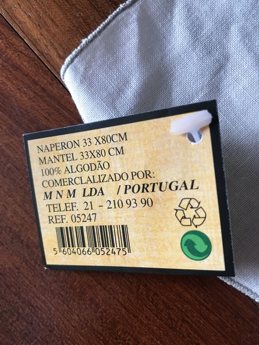 Naperom 100% algodao ainda com etiqueta