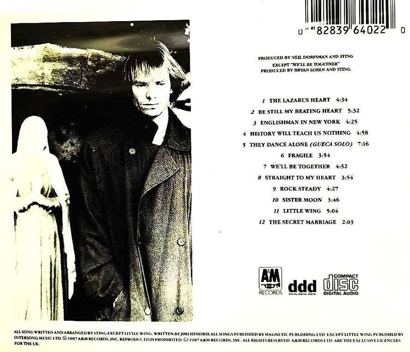 CD Nowy- Polecam Kultowy Album CD STING- Nothing Like The Sun