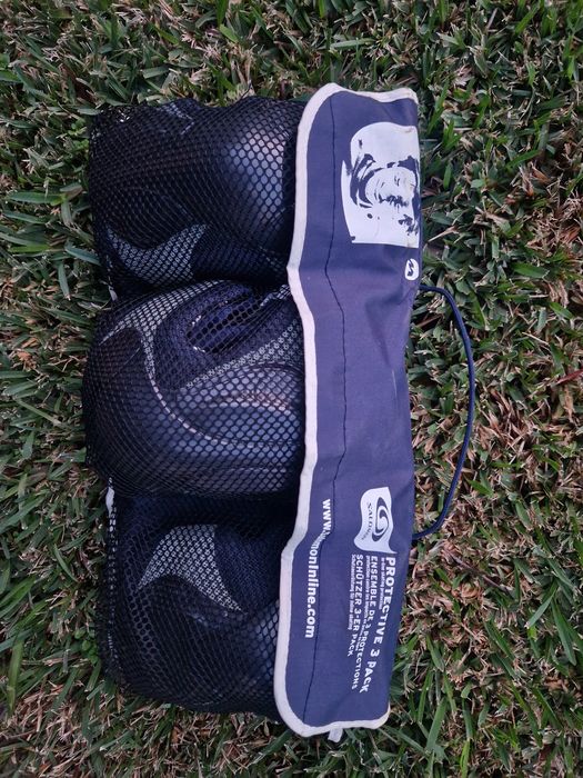 Conjunto  proteccoes downhill patins skate