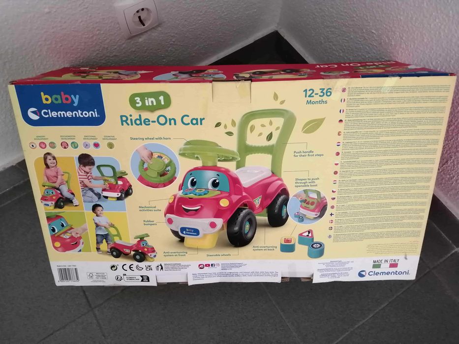 Carrinho Criança Baby Clementoni 3 in 1 (12 a 36 meses)