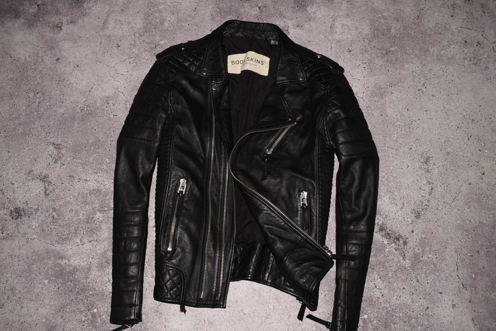 Boda Skins Biker Leather (Мужская Премиальная Кожаная Куртка Косуха )