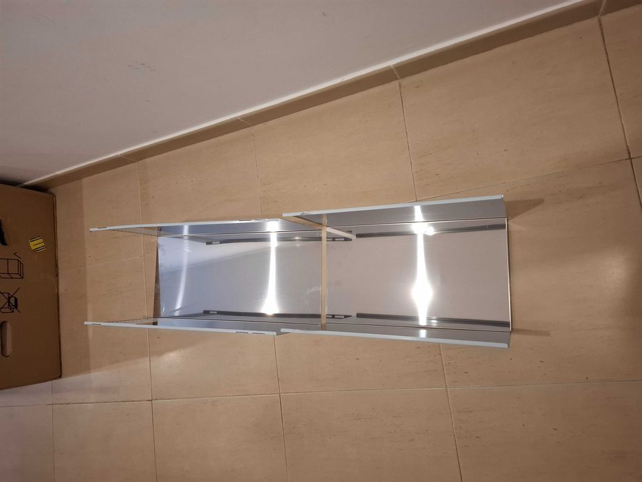 Chaminé superior em inox para exaustor Bosch