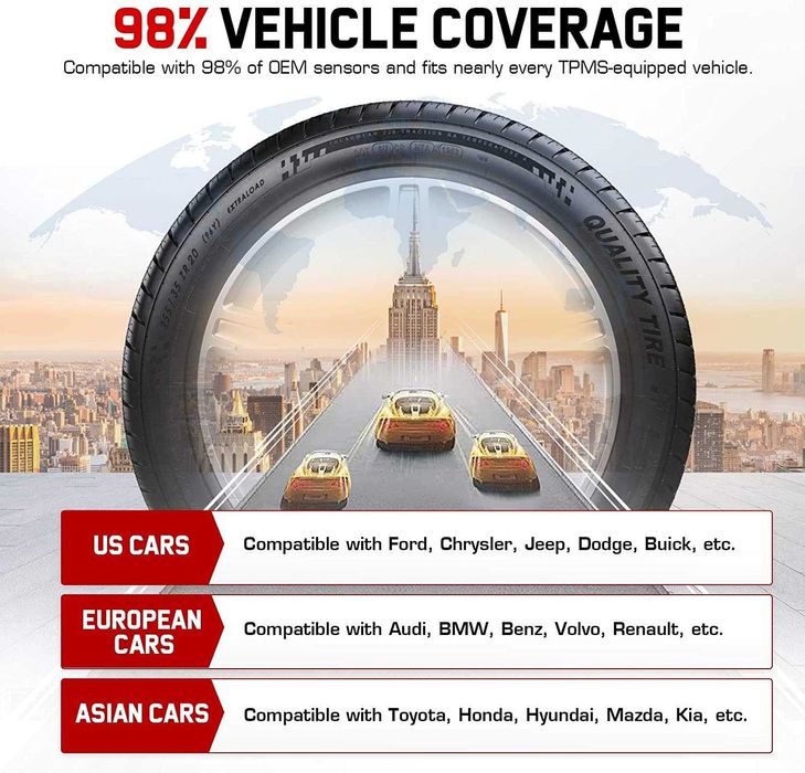 Autel Válvulas TPMS Borracha Autel RF-Sensor Máquinas Autel (NOVO)