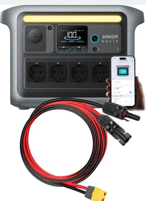 Нова зарядна станція Anker Solix C1000X. Німеччина. 1800 Вт. max 2400 Вт.