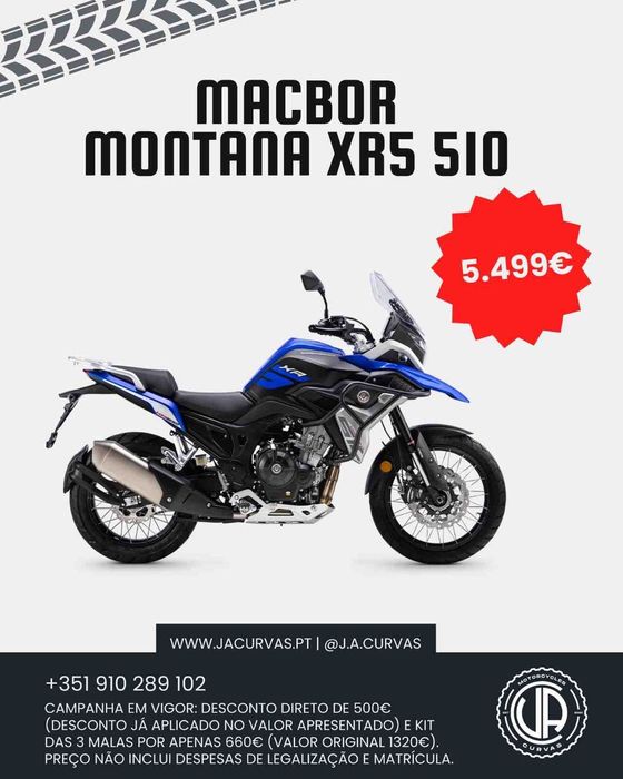 Macbor Montana XR5 510 (CAMPANHA EM VIGOR)