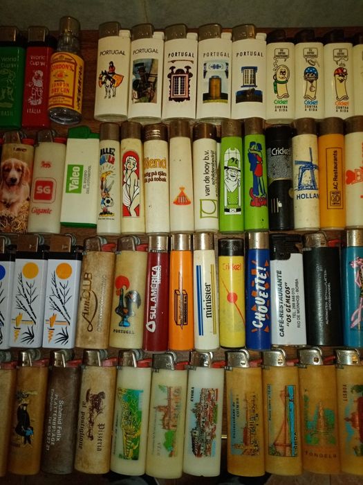 Isqueiros de coleção várias marcas