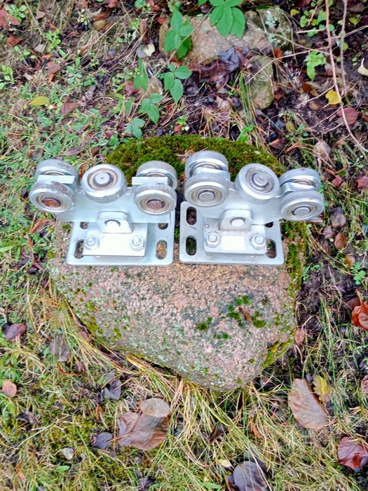 Wózki do bramy szyny 70x70