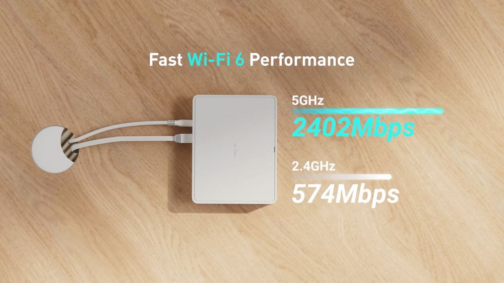 Роутер Gl.iNet Marble GL-B3000, AX3000 128/512 DDR3L OpenWRT, AdGuard