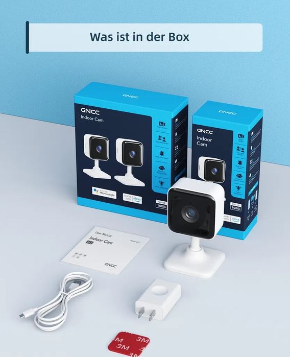 Wewnętrzna kamera do monitoringu Wi-Fi  GNCC GC2