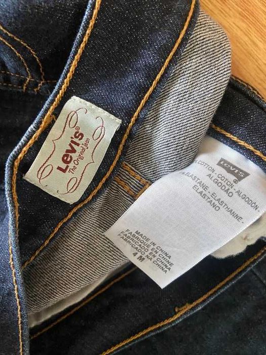 S m 36 38 levis spodnie dzwony modelujące szerokie nogawki viral