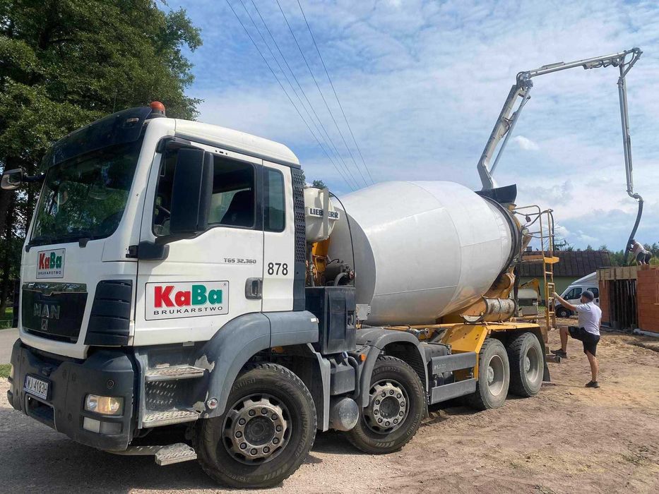 Betoniarnia, Beton towarowy,  półsuchy, suchy, chudziak, stabilizacja.