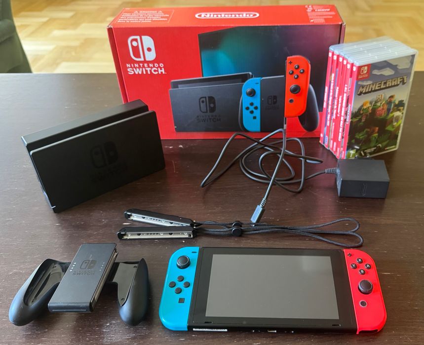 Konsola Nintendo Switch (HAC-002) + 6 gier Gliwice