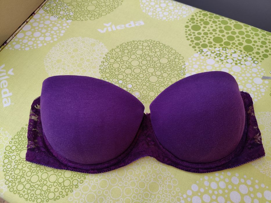 Bardotka fioletowa 80C H&M