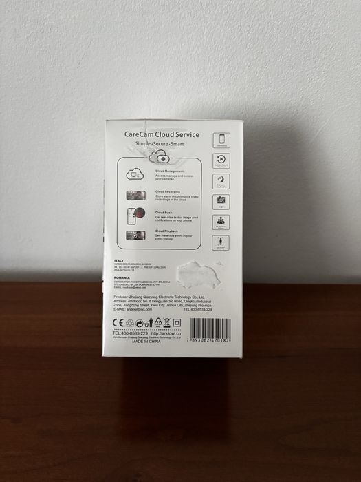 Câmera de Vigilância com 2 Câmeras 4K HD SELADA