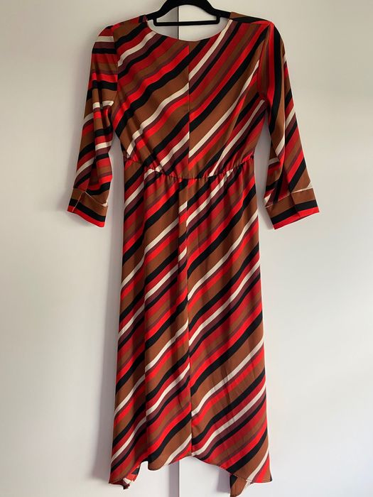 Vestido riscas Bershka