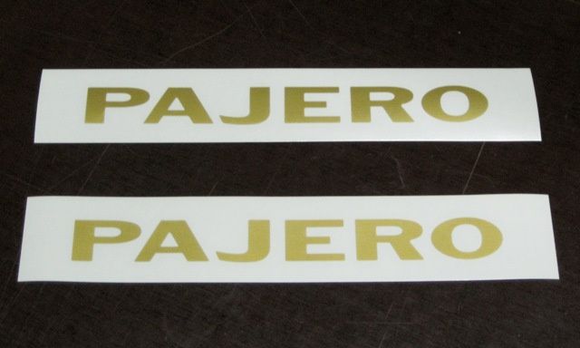 Autocolantes Jipes Mitsubishi Pajero MK2/Sport Wagon