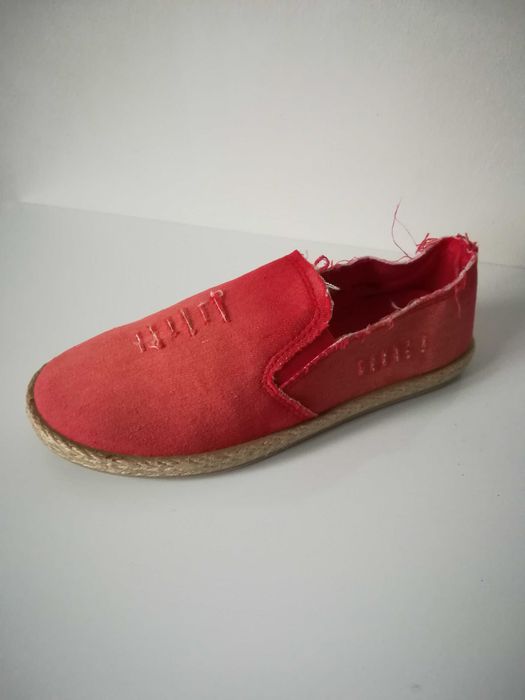 Tenisówki espadryle czerwone 33 (20,9cm)