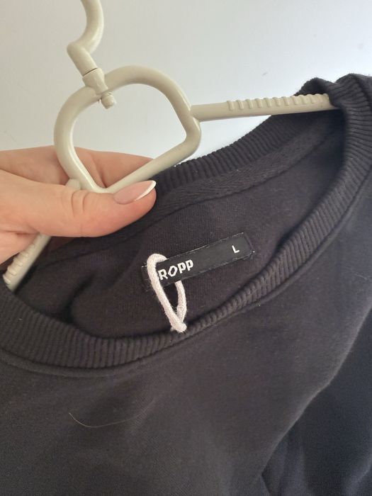 Czarna bluza cropp bawelna L