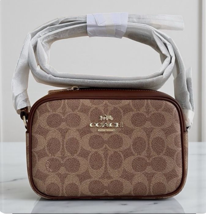 Оригінал Сумка Coach Mini Jamie Crossbody Camera bag  канва