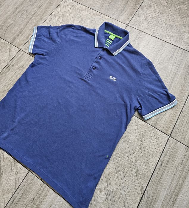 Оригінальна футболка ,поло Hugo Boss Paddy Modern Fit (Розмір XL) синя