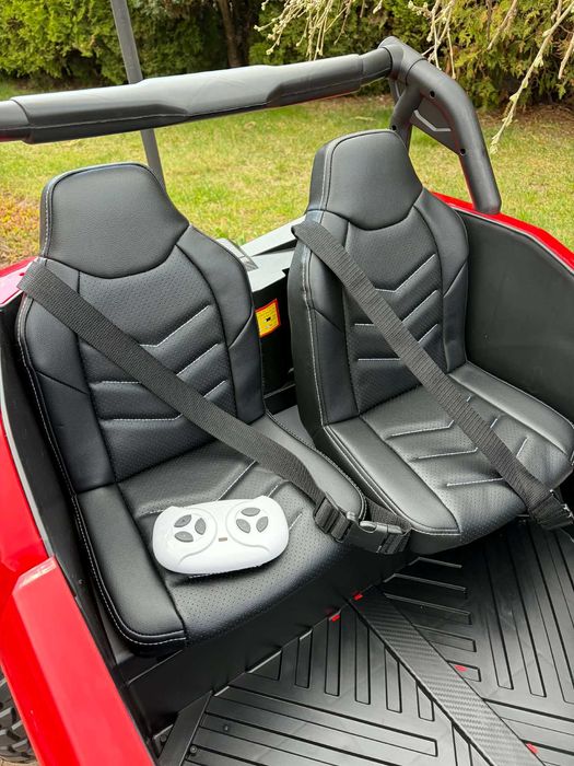Dwuosobowy Samochód na akumulator Quad Buggy UTV X3 Off-Road 4 x 200 W 24V Auto dla 2 dzieci Pilot