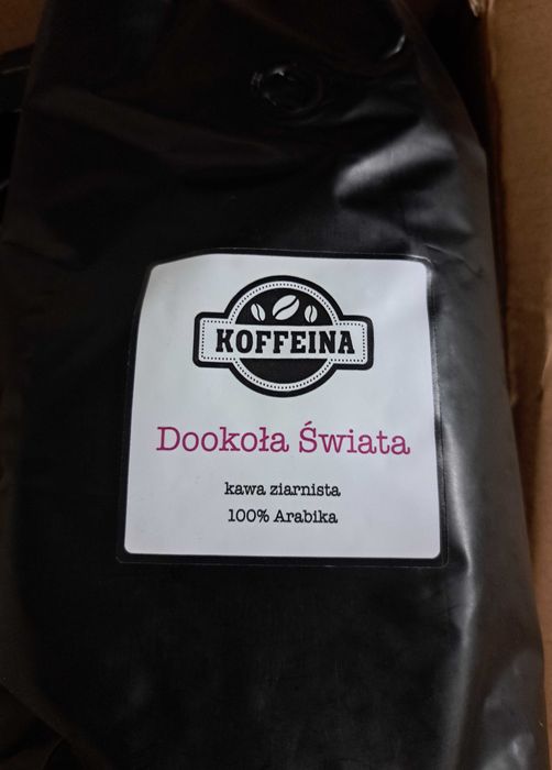 Kawa ziarnista Koffeina Dookoła świata 1kg koffeina24.pl Kawa