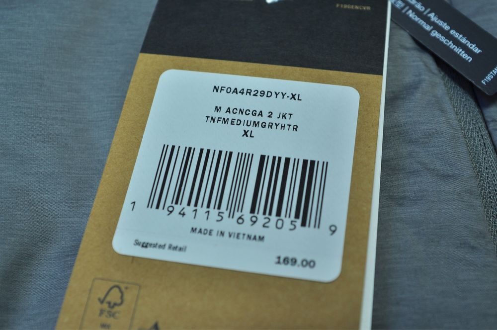 The North Face 550 оригинал новая куртка пуховик мужская NEW