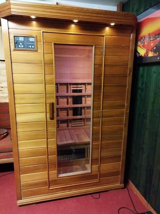 Sauna kabina infrared na podczerwień 230V  1-2 osoby radio oświetlenie
