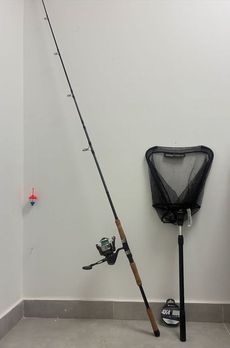 Conjunto Pesca Caperlan Seaboat 500 2,40 m + Carreto SW 5000 + Linha + Xalavar – 65 €