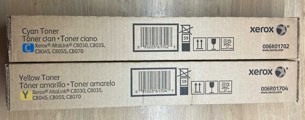 Xerox Toner Altalink C8000 żółty/niebieski 006R01704/ 006R01702