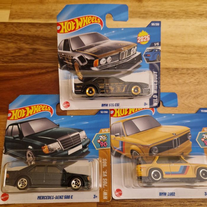 Hotwheels BMW e Mercedes-Benz
