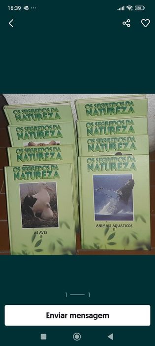 Enciclopédia - Os Segredos da Natureza - 8 Volumes - BARATÍSSIMA