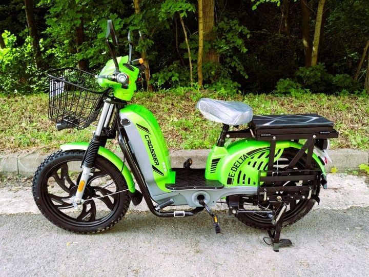 ХИТ ПРОДАЖ‼️Электро скутер E-DELTA 24" мопед мотороллер велосипед RUTA