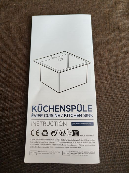 Zlew kuchenny Cecipa 60x45