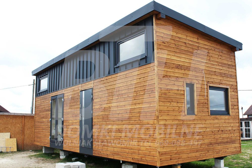 Domek Mobilny Stodoła Całoroczny / Letniskowy 35m² + 15 m² Antresola