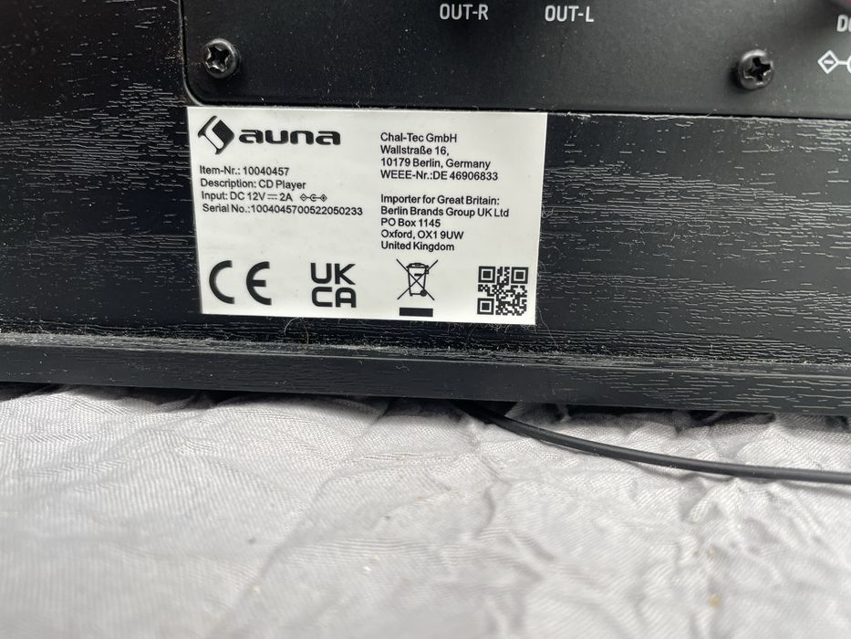 Стереосистема Hi-Fi Auna Berklee (Германия)