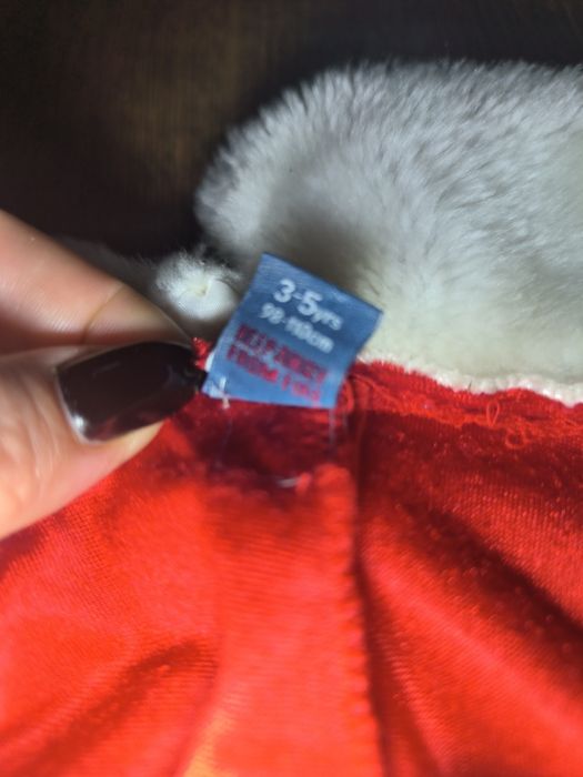 Костюм Санта Клауса для дівчинки