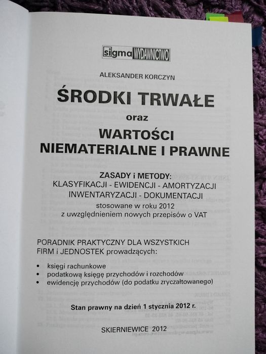 Środki Trwałe oraz Wnip