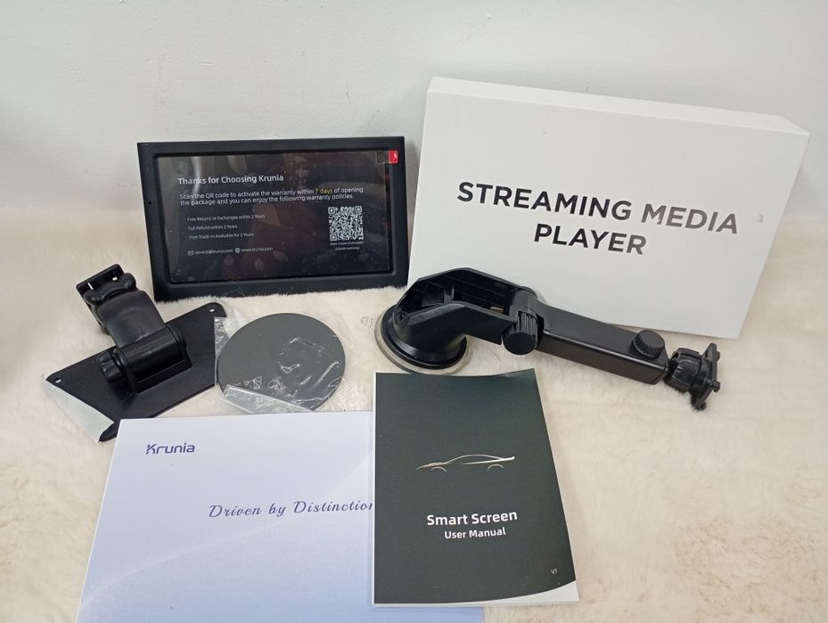 Przenośny ekran samochodowy 60fps – apple carplay & android auto, krun