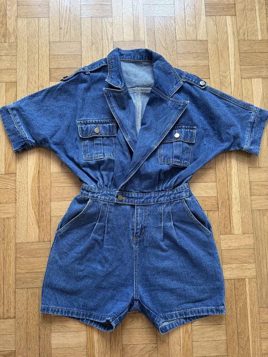 Дзинсовий комбінезон