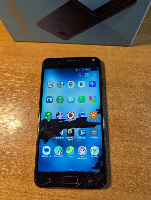 Телефон ASUS ZenPone 4 max (на запчасти, под ремонт)
