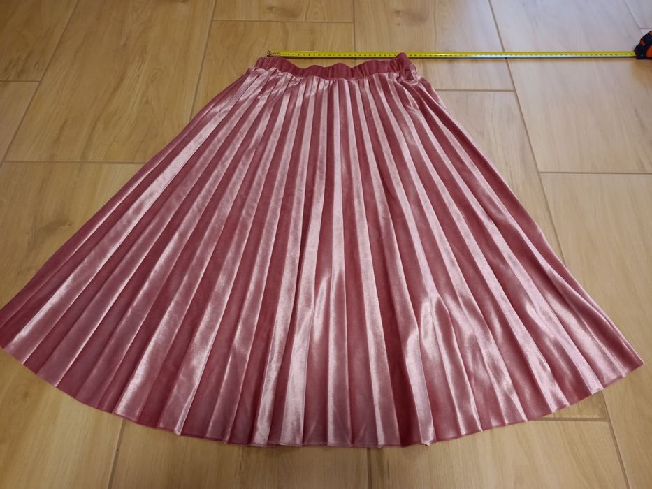 Spódnica midi plisowana welur maksi reserved XS/S