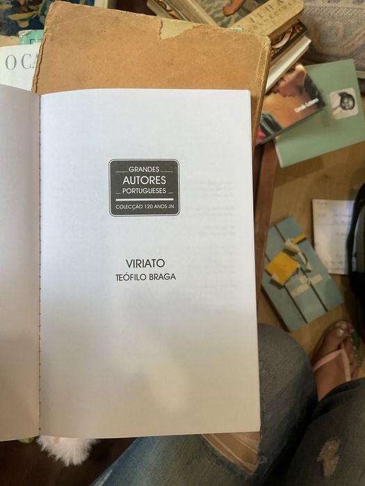 Livro Teófilo - Viriato - Teófilo Braga. Coleção 120 anos JN