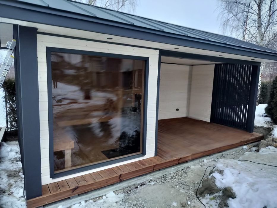 Sauna ogrodowa z tarasem 29000 zł