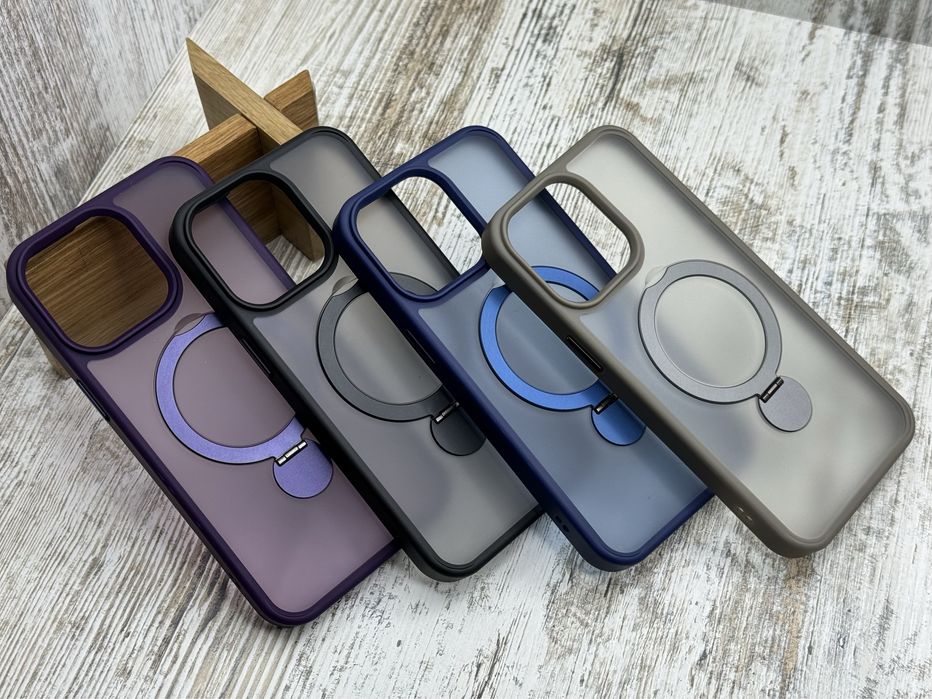 ‼️ Чехол Matt Pro с MagSafe подставкой iPhone 15 Pro Max - iPhone 11