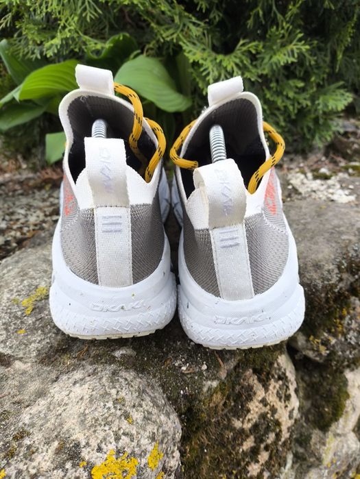 OKAKI Sneakersy Męskie Recycled | Rozmiar 41 | Szary & Pomarańczowy